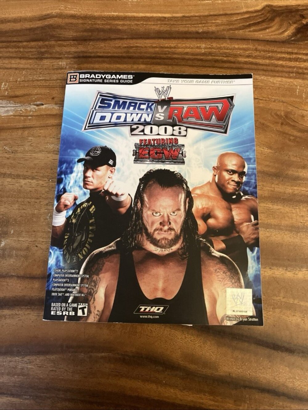 WWE Smackdown vs. Raw 2008 Official Strategy Guide Bradygames